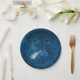 Plato De Papel Baby Shower Twinkle Twinkle Stars