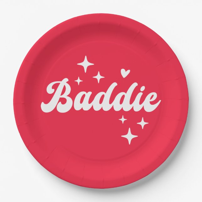 Plato De Papel Baddie (Anverso)