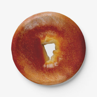 Plato De Papel Bagel 