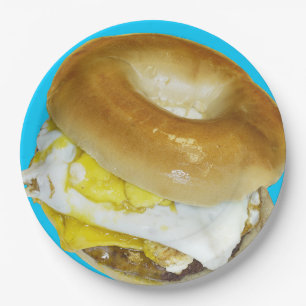 PLATO DE PAPEL BAGEL 6