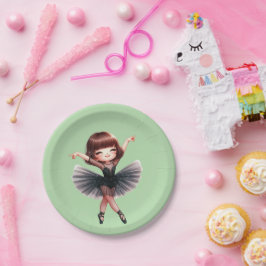 Plato De Papel Bailarina de ballet
