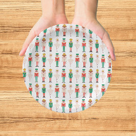 Plato De Papel Bailarina del Cascanueces Navideño Festivo