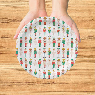Plato De Papel Bailarina del Cascanueces Navideño Festivo