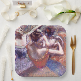 Plato De Papel Bailarinas 1899 Edgar Degas