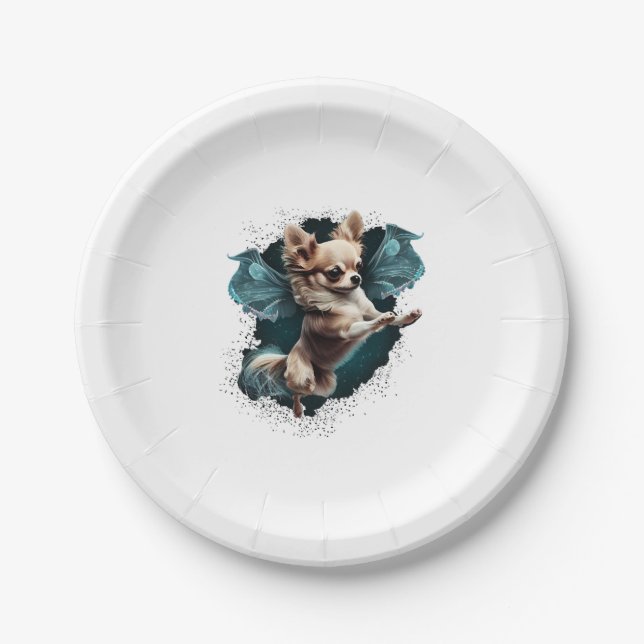 Plato De Papel Baile bailando ballet de Chihuahua (Anverso)