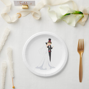 Plato De Papel Baile De Novias Y Madres