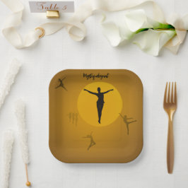 Plato De Papel Baile elegante de Mystique