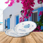 Plato De Papel Baile Queen Greek Musical disco novia ducha<br><div class="desc">Buganvillas de música mediterránea griega inspiradas en la música Dancing Queen chispas de papel</div>