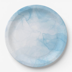 Plato De Papel Bajo el mar Agua azul