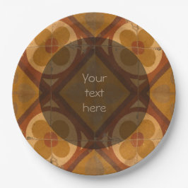 Plato De Papel Baldosa cerámica tradicional mediterránea