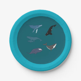 Plato De Papel Ballena