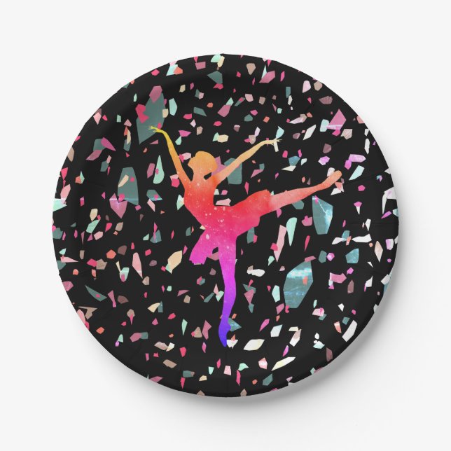 Plato De Papel Ballerina (Anverso)