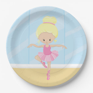 Plato De Papel Ballerina chica