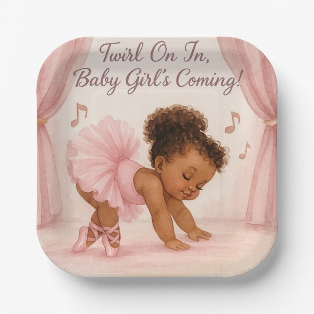 Plato De Papel Ballerina in the Making (Anverso)