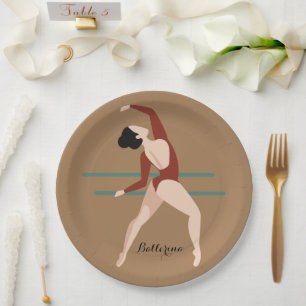Plato De Papel Ballerina personalizada
