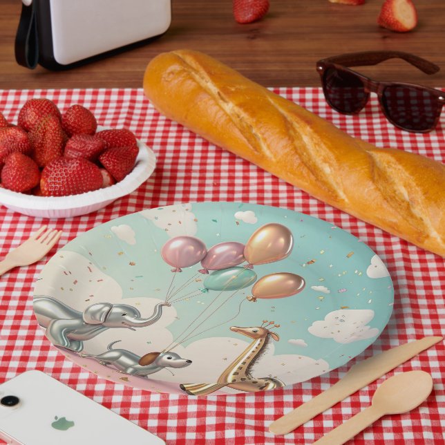 Plato De Papel Balloon Animal Parade – Fun and Luxurious Party Ar (Picnic)