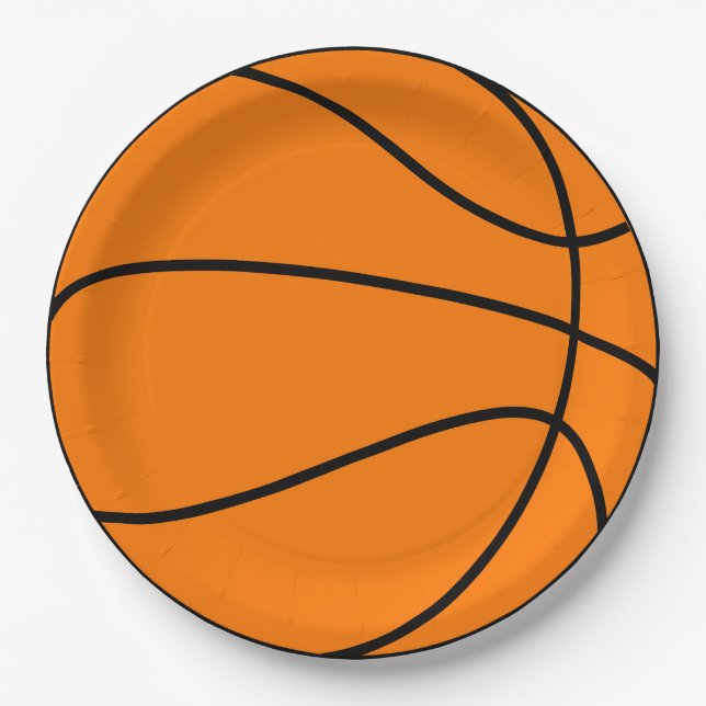 Plato De Papel Baloncesto (Anverso)