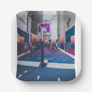 Plato De Papel Baloncesto 107