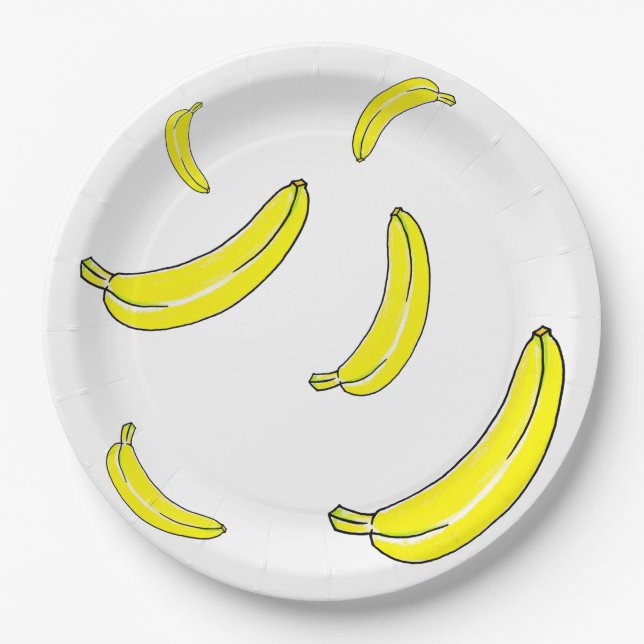 Plato De Papel Banana (Anverso)