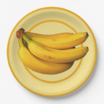 Bananas amarillas en una mancha