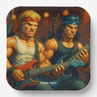 Banda de rock pixelizada