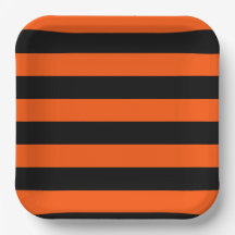 Bandas de Halloween de negro y Naranja