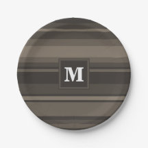 Bandas de taupe monogramo