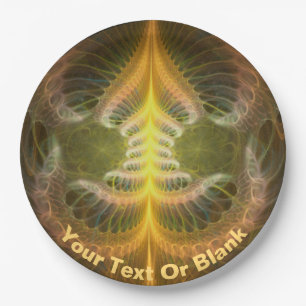 Plato De Papel Bandeja de latón cubierta