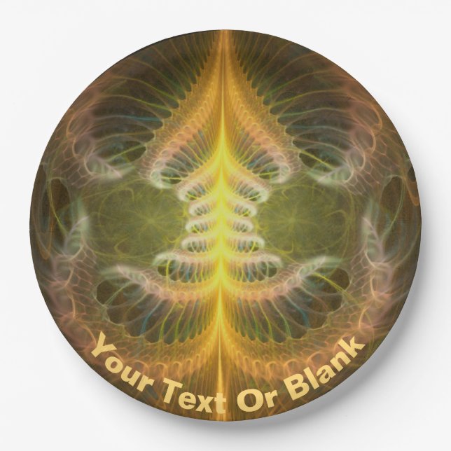 Plato De Papel Bandeja de latón cubierta (Anverso)