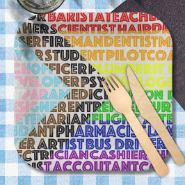 Plato De Papel Bandera arco iris progresiva Guión gay LGBT