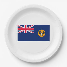 Plato De Papel Bandera de Australia del Sur (Estado de Australia)