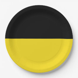 Plato De Papel Bandera de Baden Württemberg (Estado alemán)