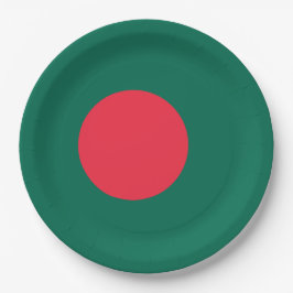 Plato De Papel Bandera de Bangladesh (Bangladesh)
