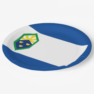 Plato De Papel Bandera de Colorado Springs