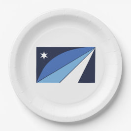 Plato De Papel Bandera de Columbia (Carolina del Sur)