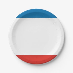 Plato De Papel Bandera de Crimea