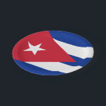 Plato De Papel Bandera de Cuba<br><div class="desc">Bandera de Cuba. Bandera de Cuba. Para todos los fiestas cubanos o para reunirse. Celebra la patria.</div>