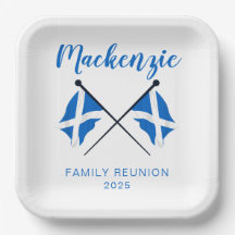 Bandera de Escocia Reunión Familiar
