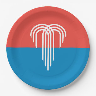 Plato De Papel Bandera de Kansas City (Missouri)