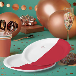 Plato De Papel Bandera de Malta