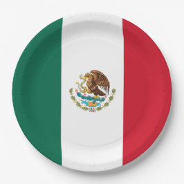 Plato De Papel Bandera de México (México)