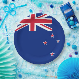Plato De Papel Bandera de Nueva Zelanda: Union Jack, Estrellas de