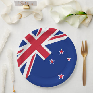 Plato De Papel Bandera de Nueva Zelanda: Union Jack, Estrellas de