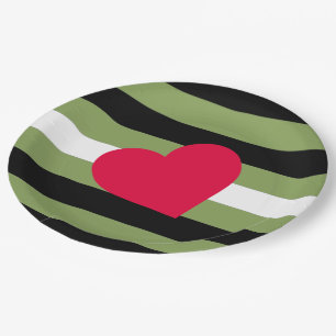 Plato De Papel Bandera de orgullo Boi