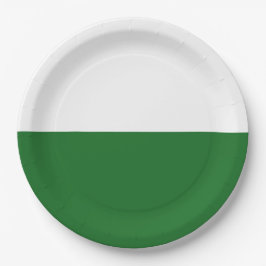 Plato De Papel Bandera de Sajonia (Estado alemán)