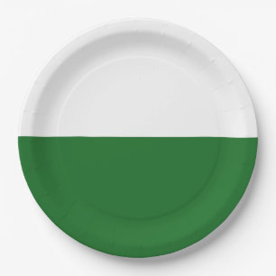 Plato De Papel Bandera de Sajonia (Estado alemán)