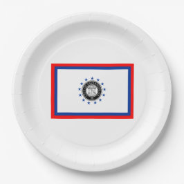 Plato De Papel Bandera de Savannah (Georgia)