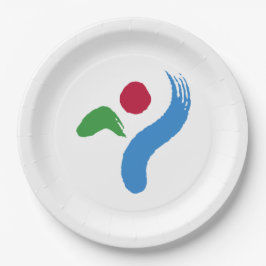 Plato De Papel Bandera de Seúl (Corea del Sur)
