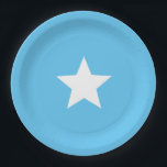 Plato De Papel Bandera de Somalia<br><div class="desc">Bandera de Somalia</div>
