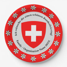 Bandera de Suiza Edelweiss, Día Nacional Suizo